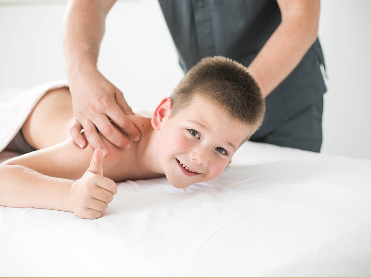La massothérapie pour les enfants